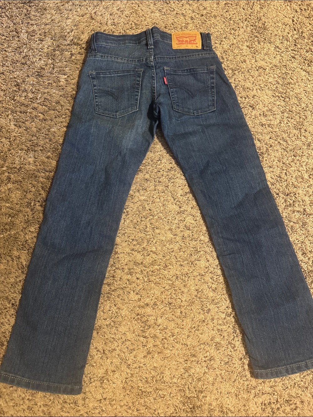 NWOT Levi's Boys 511 Dark Blue Bootcut Jeans